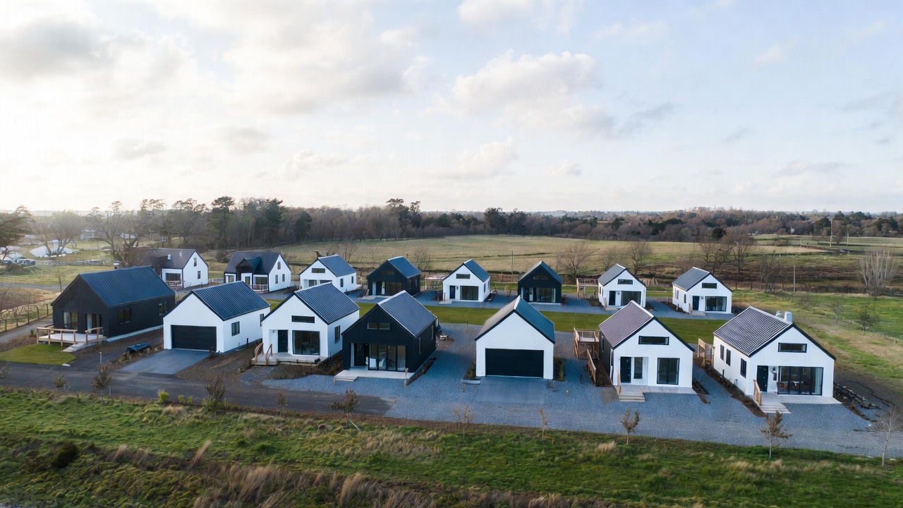 Serene 5-10 acre campus vision with tiny homes / ADUs