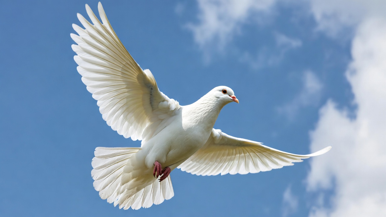 Symbol of Absolute Purity – white dove