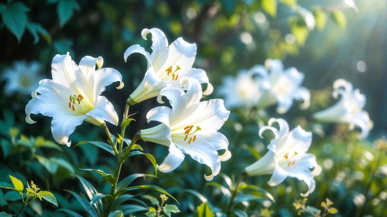 Symbol of Absolute Honesty – white lilies